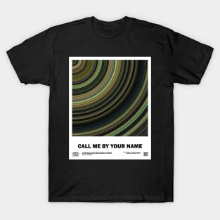 minimal_Call_Me_By_Your_Name Abstract Circular Art Movie T-Shirt
